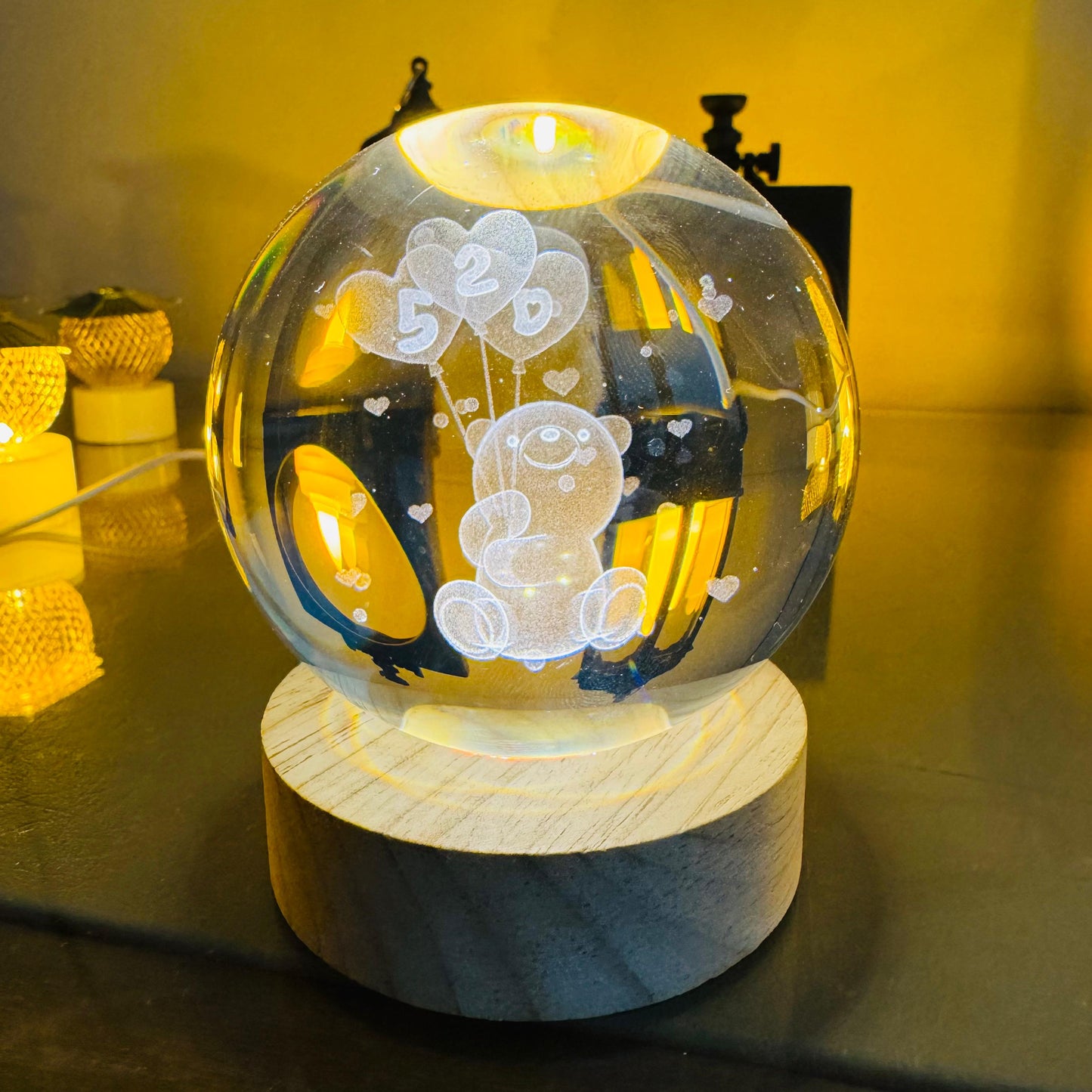 Crystal Ball Lamp(medium)
