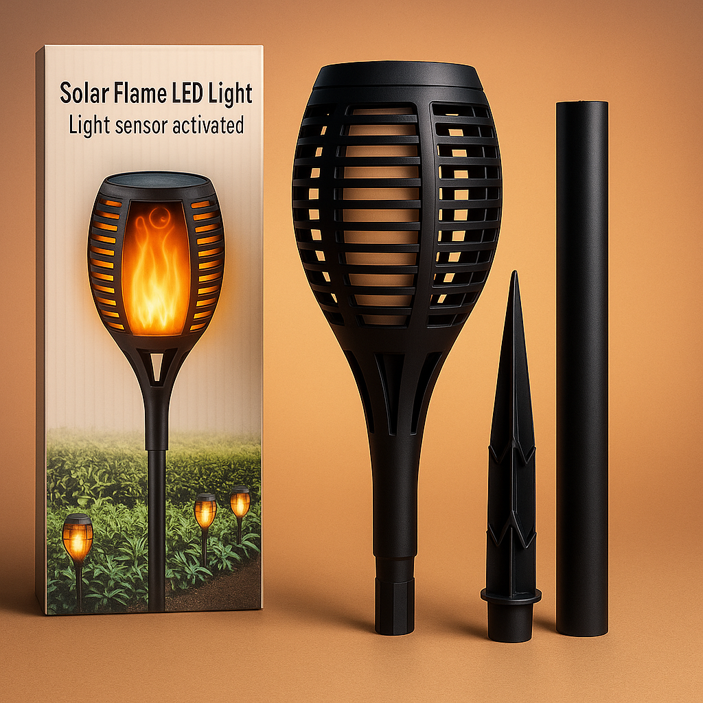Solar Garden Flame Light