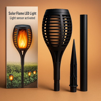 Solar Garden Flame Light