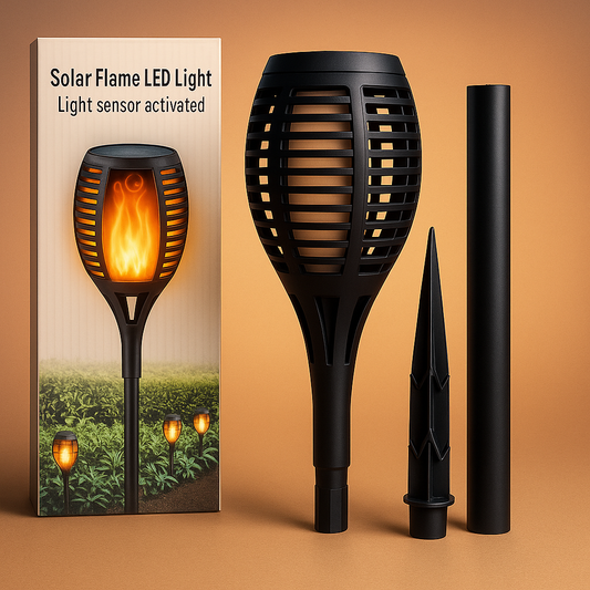 Solar Garden Flame Light