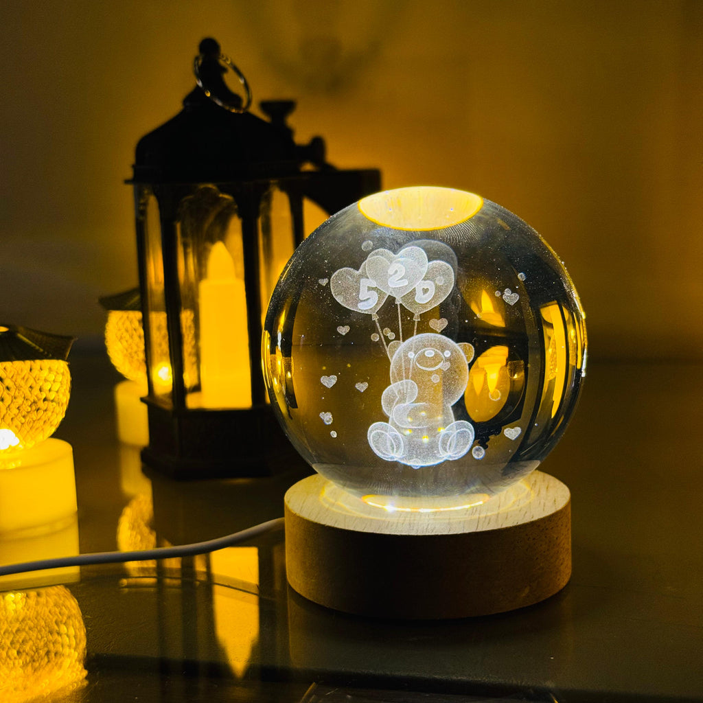 Crystal Ball Lamp(medium)
