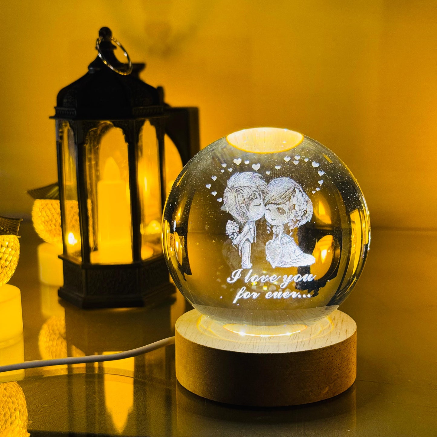 Crystal Ball Lamp(medium)