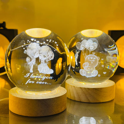 Crystal Ball Lamp(medium)