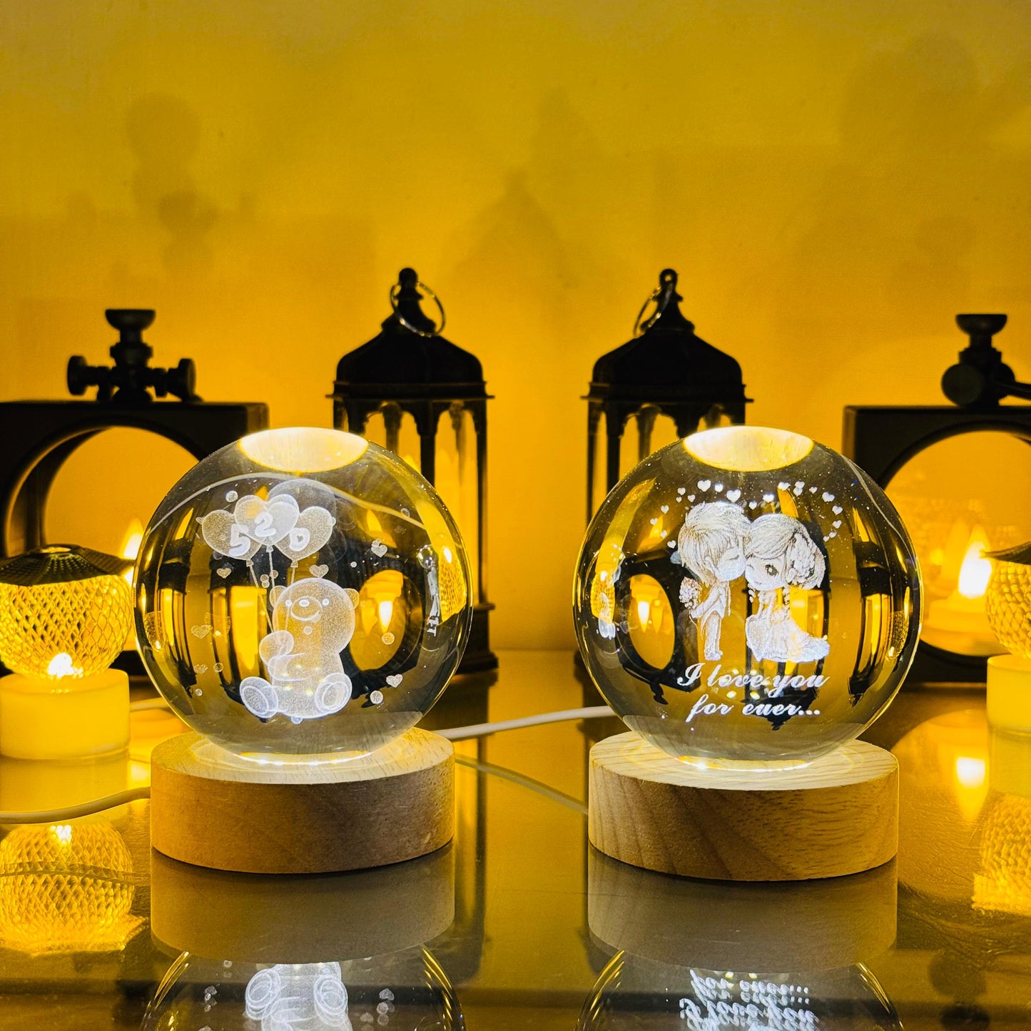 Crystal Ball Lamp(medium)