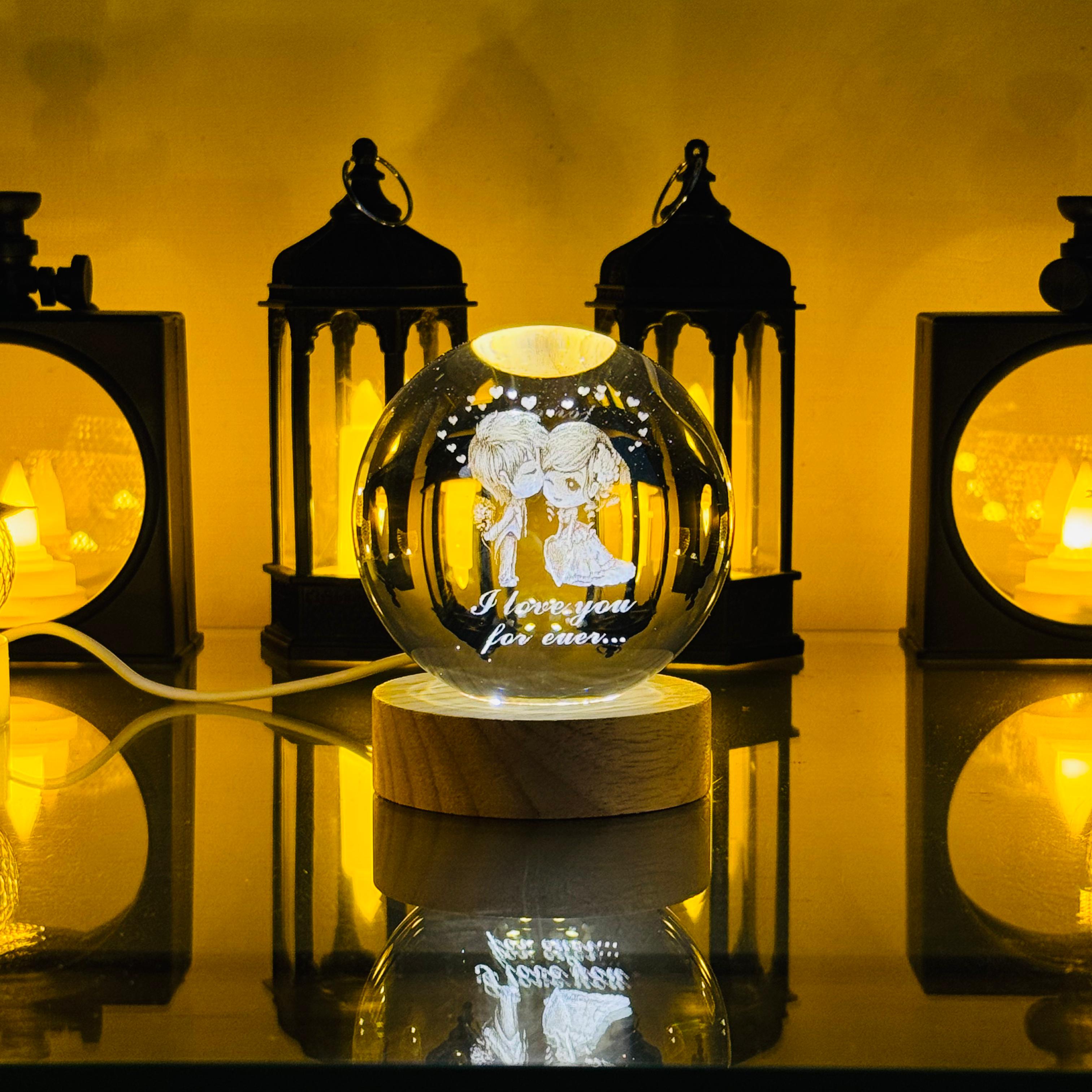 Crystal Ball Lamp(medium)