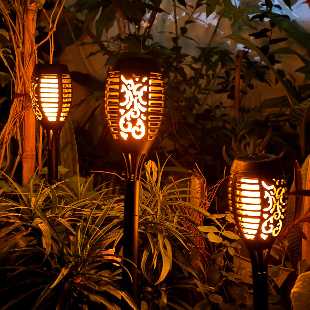 Solar Garden Flame Light
